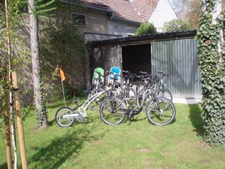 Fahrradschuppen im Ferienhaus Burgenland 1
